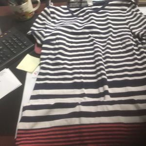 Ladies striped dress